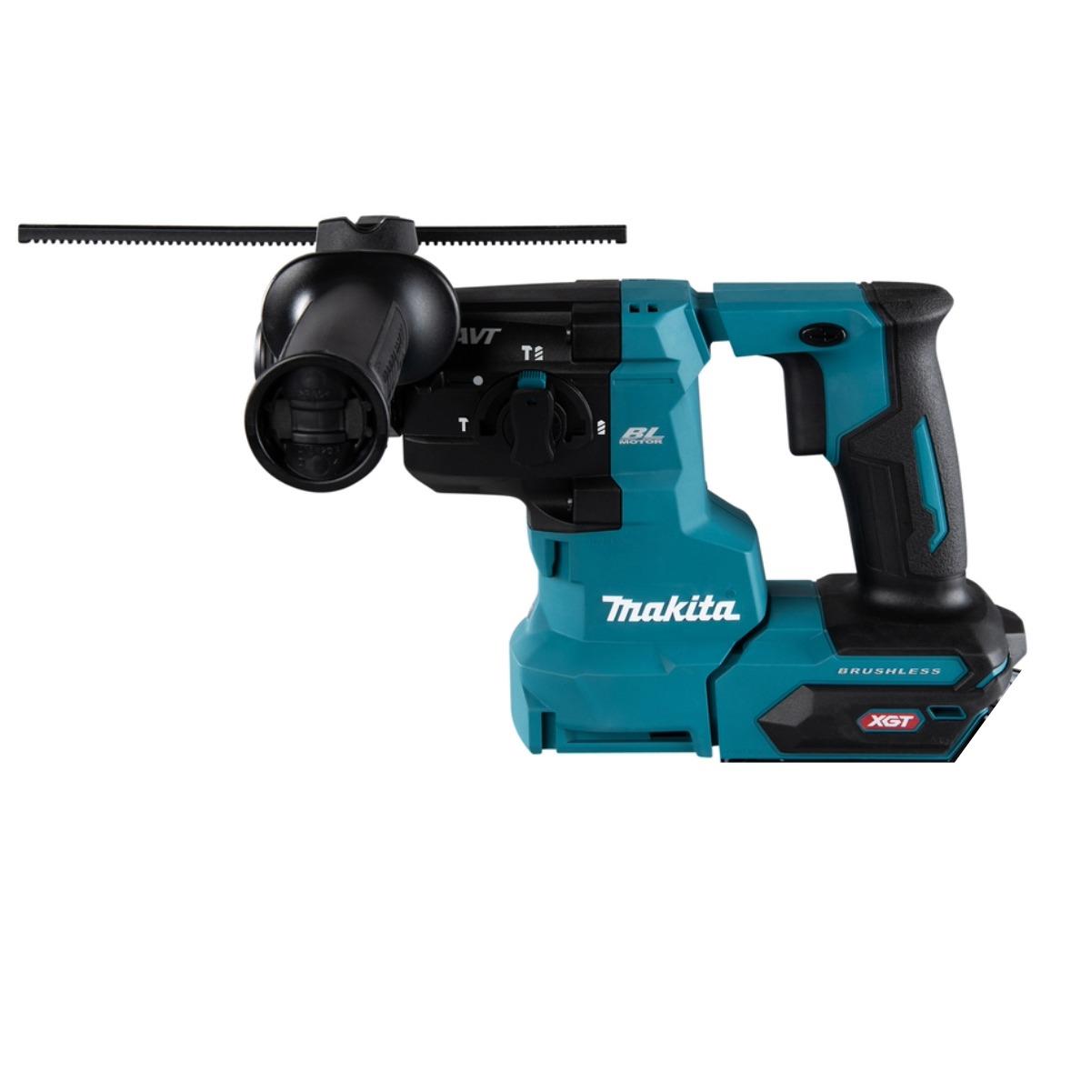 Makita HR010GZ 40V Max XGT Brushless SDS-PLUS Rotary Hammer Drill with 2 x 5.0Ah Battery Charger & Bag